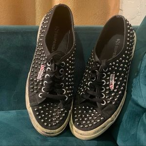 Superga Cotd Studs Distressed Sneaker